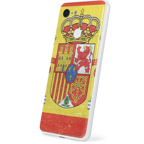 Spain Flag Distressed Google Pixel 3 Skin